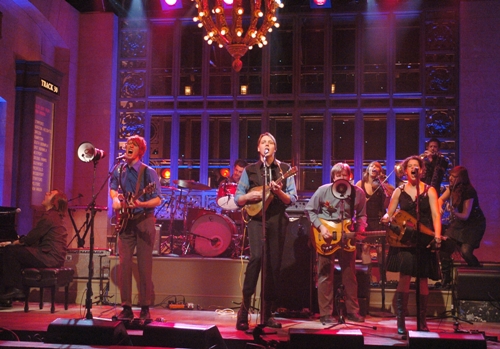 Arcade Fire On SNL via Stereogum