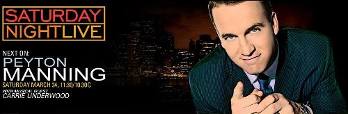 Saturday Night Live SNL Peyton Manning Carrie Underwood